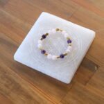 Ametis – Pembe Kuvars – Hematit Bileklik